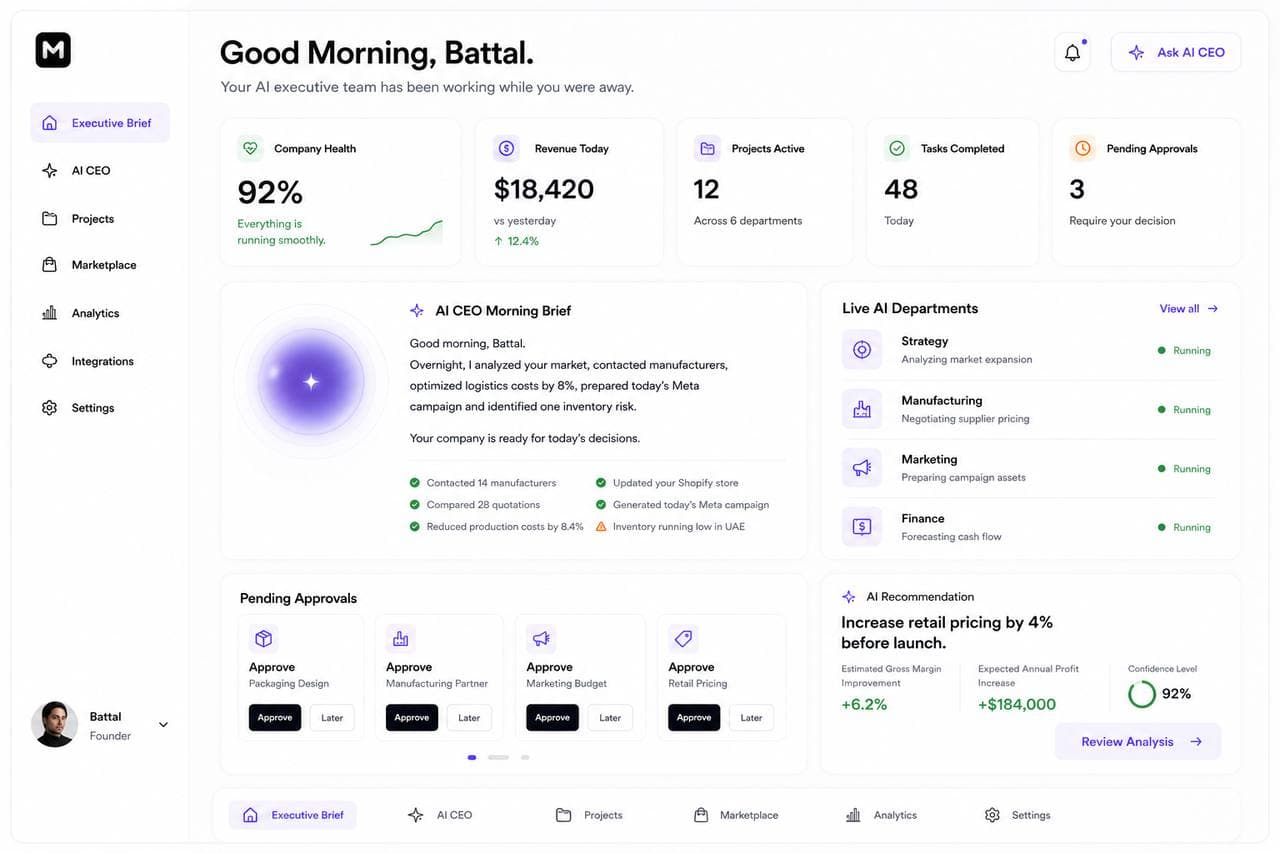 Dashboard concept
