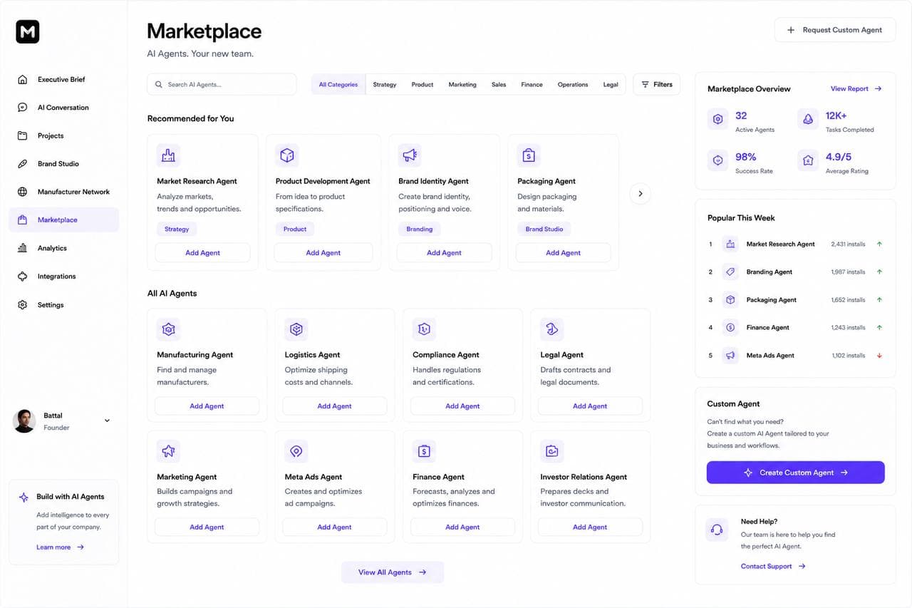 Marketplace concept